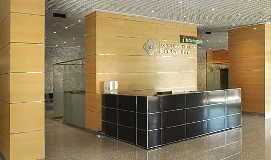 Recepción Hospital Nisa 9 de Octubre Valencia