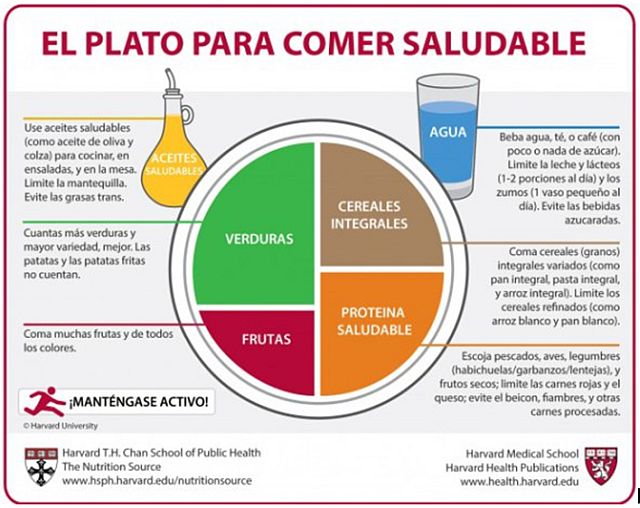 plato saludable tras una reducción de estómago